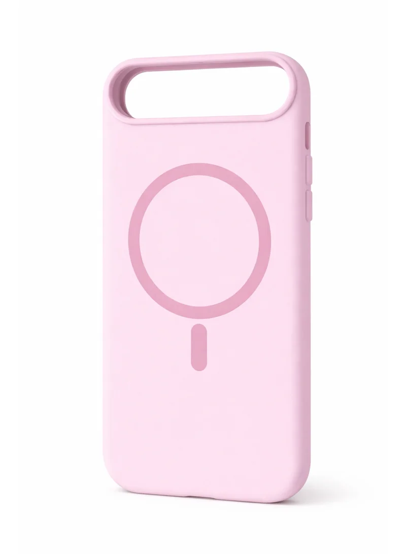 موبكوس جراب Mobcos iPhone 17 Air الوردي الفاخر بتصميم حلقة مميزة، مصنوع من السيليكون الفاخر، مزود بخاصية الشحن اللاسلكي المغناطيسي | ملمس ناعم كالحرير | حماية فائقة ضد الصدمات بمعايير عسكرية | توافق مغناطيسي قوي | غطاء أنيق وفاخر